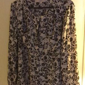 Loft Large Blouse with Autumn look.